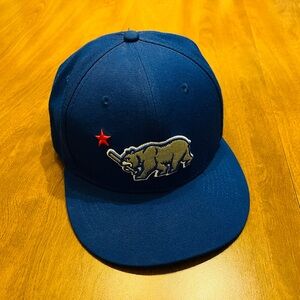 Baseballism fitted California bear hat